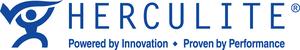 Logo featuring the word "Herculite" in blue, with a stylized human figure and the tagline "Powered by Innovation • Proven by Performance."